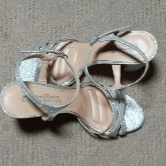 BADGLEY MISCHKA, Wedding, Holidays, glitter, block heel, special occasio… - Picture 2 of 6